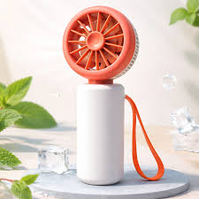 Portable Handheld Mini Fan Rechargeable USB Cooling Fan with Wrist Strap – Compact Travel Fan