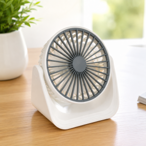 Portable Rechargeable Mini Desk Fan with Foldable Stand – USB Cooling Fan