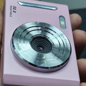 M26 2.4 Inch Screen 50MP Portable Digital Camera 16X Zoom 1080P HD Video Recorder CCD - Pink - Image 3