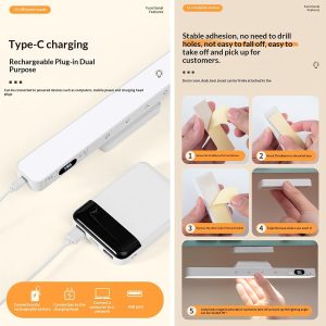 Rechargeable Wireless LED Light Bar with Remote Control | USB Charging | Dimmable Picture & Cabinet Light - Image 4