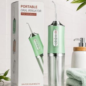 Portable Oral Irrigator Rechargeable Water Flosser – 3 Cleaning Modes