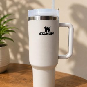 Stanley Tumbler with Handle & Straw – Premium Insulated Travel Cup